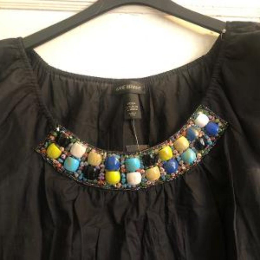 Lane Bryant Turquiose Beaded Gemstone Dress 22 24